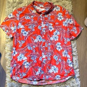 Button Up Hawaiian Shirt